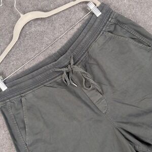 GAP Tall Womens Lounge Shorts Gray Elastic Waist Drawstring Pockets Size‎ L